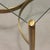 Vintage Coffee Table Brass Glass Top, Italy, 1970s For Sale - Image 6 of 10