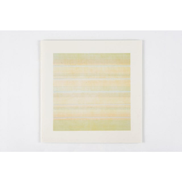 Paper Agnes Martin Limited Edition Lithograph Print Set of 10, Minimalist Abstract Wall Art, 1990s For Sale - Image 7 of 18