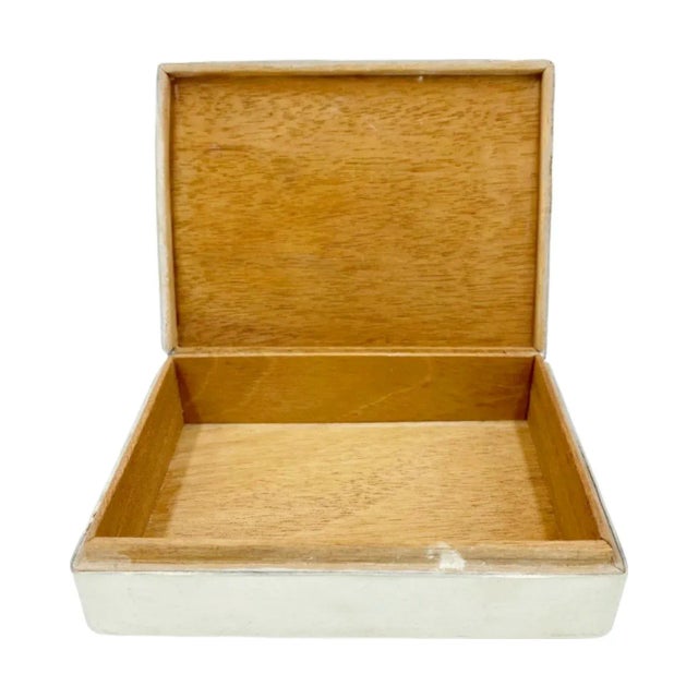 Mid-Century Modern Mid 20th Century Vintage the 21 Club Nyc Restaurant Pewter Box For Sale - Image 3 of 12