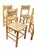 Set of 4 Dordogne chairs was designed by Charlotte Perriand and made by Robert Sentou in the 1960s in France. These chairs...