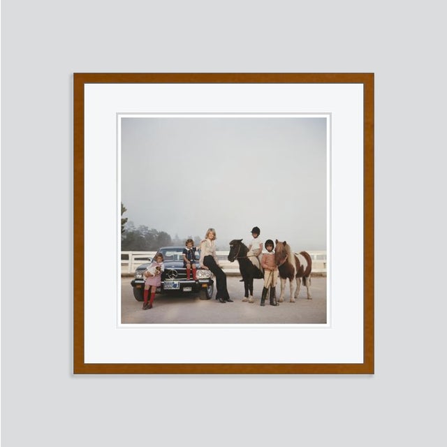 Modern Anne Anka 1976 by Slim Aarons Framed C Print For Sale - Image 3 of 3