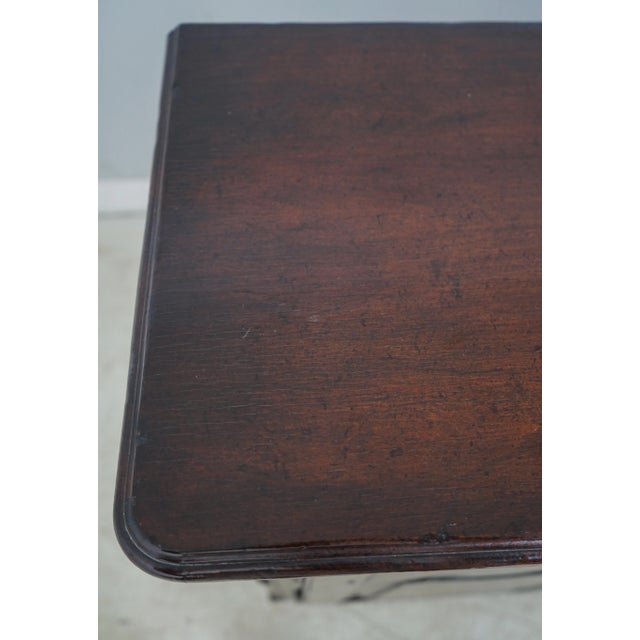 French Provincial Distressed Finish Hall Cabinet For Sale - Image 10 of 12