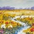 Unknown, Floral Painting, 1980s, Oil on Canvas For Sale - Image 3 of 6