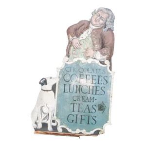 1980s English Tea Shop Sign