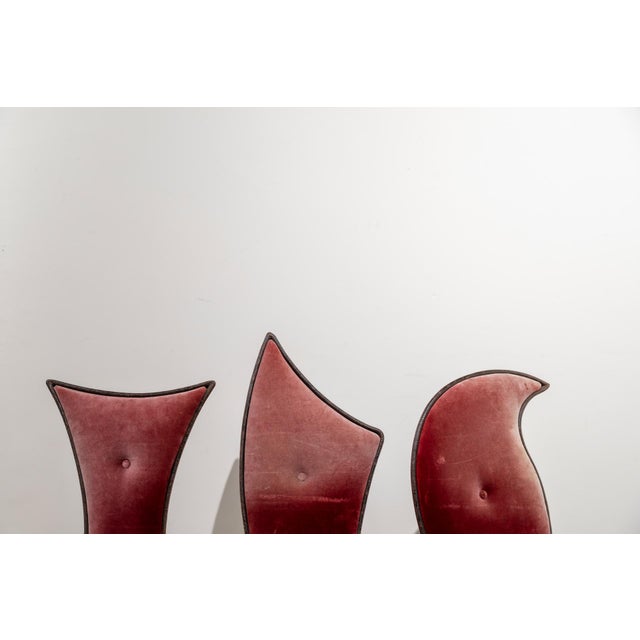 Vintage Surrealist French Iron Chairs, 1980s, Set of 6 For Sale - Image 4 of 14