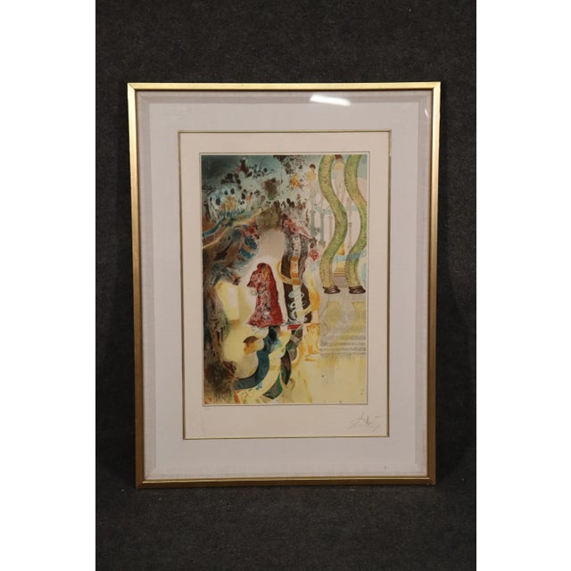 Surreal Figural Signed Print With Nudes For Sale - Image 12 of 12