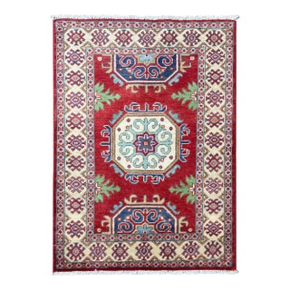 Hand-Knotted Kazak Design Rug 2'8" X 4'0" For Sale