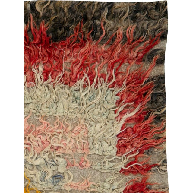 Tribal Galerie Shabab Collection Mid-20th Century Turkish Tulu Rug For Sale - Image 3 of 3