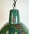 Mid-Century Modern Industrial Green Enamel Factory Pendant Lamp, 1960s For Sale - Image 3 of 18