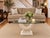 Travertine Sculptural Base Cocktail Drinks Coffee Side Table With Glass Top For Sale In New York - Image 6 of 18