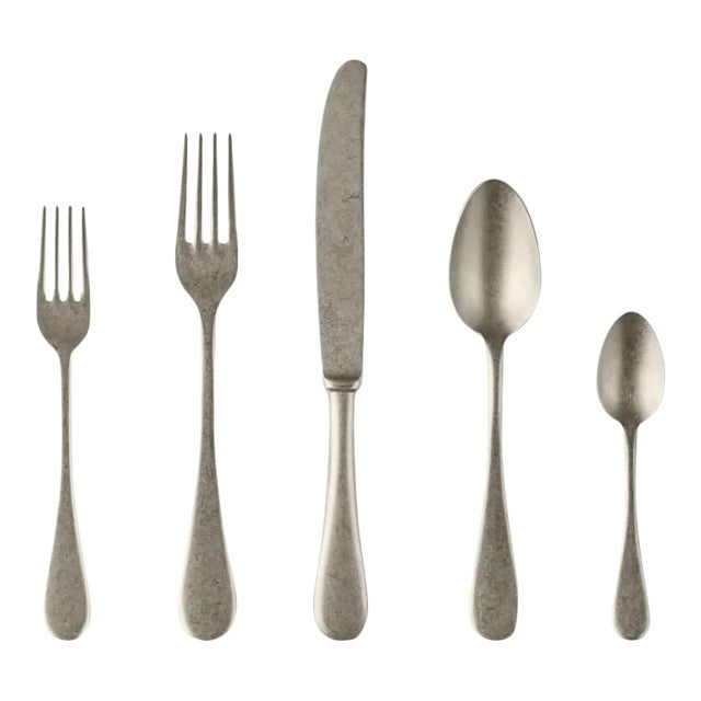 Mepra 5-Piece Flatware Set, Champagne For Sale