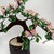 Vintage Lampwork Glass Bonsai Tree – Pink Blossoms & Green Leaves For Sale In Los Angeles - Image 6 of 8