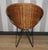 Wood Wicker Chair by Teun Velthuizen for Urotan, Netherlands, 1950s For Sale - Image 7 of 13