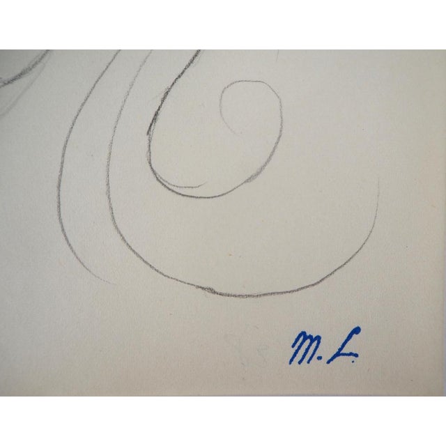 Modern Marie Laurencin, Study of Ornament, Original Drawing For Sale - Image 3 of 5