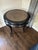 Late 19th Century Late 19th Century Asian Marble and Wood Round Side Table — Golden Triangle Chicago Export For Sale - Image 5 of 10