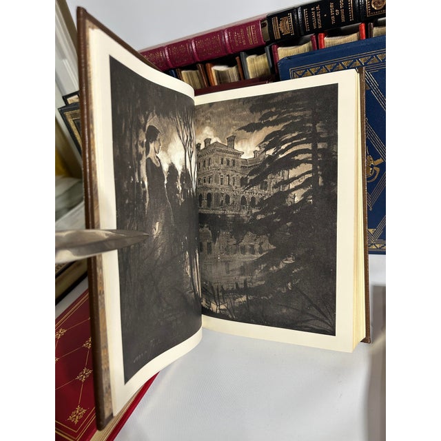 Animal Skin 1980s Vintage Franklin Library Collection Leather Volumes, the Signed First Edition Society - 26 Books. For Sale - Image 7 of 12