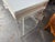 1970s 1970s White and Lucite 66 Inch 3 Drawer Writing Desk For Sale - Image 5 of 9