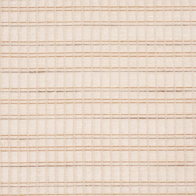 Contemporary SAMPLE - Schumacher x Patterson Flynn Payton Linen Sheer Grid Fabric In Natural For Sale - Image 3 of 4