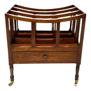 Antique English Canterbury in Mahogany