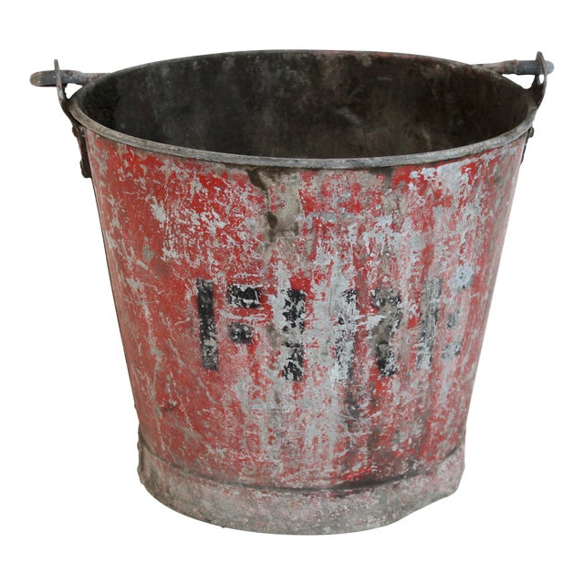 Vintage Fire Brigade Bucket Chairish