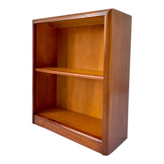 1960's Petite Wood Shelves Bookcase For Sale