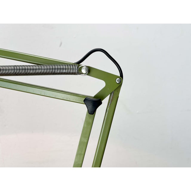 Mid-Century Modern Swedish Olive Green Desk Table Lamp from Ledu, 1960s For Sale - Image 15 of 18