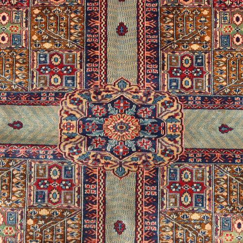 Vintage Indian Jaipur Rug For Sale - Image 4 of 8