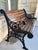 A late 1800's -early 1900's American made,Victorian style bench with cast iron arms. Cast iron arms were brushed of any...