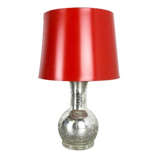 Swedish Glass Table Light by Uno & Östen Kristiansson for Luxus Vittsjö, 1970s For Sale