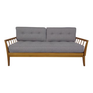 Mid-Century Modern German Cherrywood Daybed by Walter Knoll for Knoll Antimott, 1950s For Sale