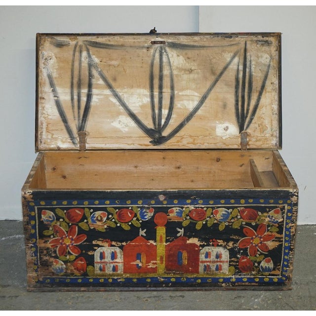 Romanian Blanket Chest, 1900s For Sale - Image 13 of 17