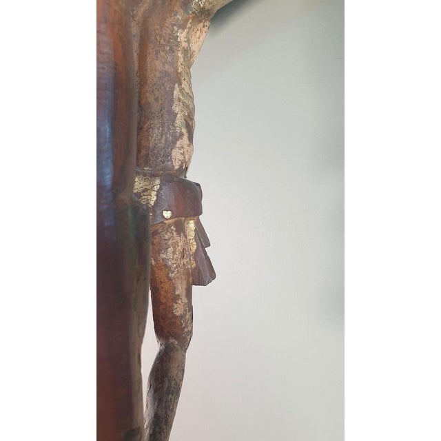 Romanesque Christ, 17th Century, Fruitwood For Sale - Image 3 of 18