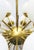 21st Century Ventiquattro Natural Brass Matte White Murano Sputnik Chandelier by Fabio LTD For Sale - Image 6 of 7