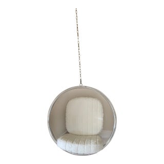 Iconic Eero Aarnio Silver Bubble Chair For Sale