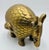 Mid-Century Modern 1980s Vintage Boho Brass Armadillo For Sale - Image 3 of 5