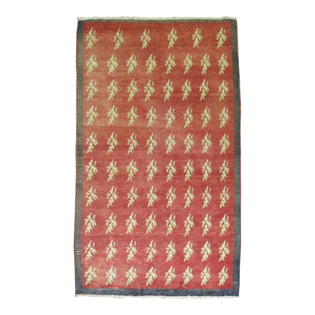 Vintage Turkish Konya Carpet - 4'1" x 6'7" For Sale