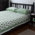 Riya Twin-XL Bed Green Flat Sheet For Sale - Image 6 of 8