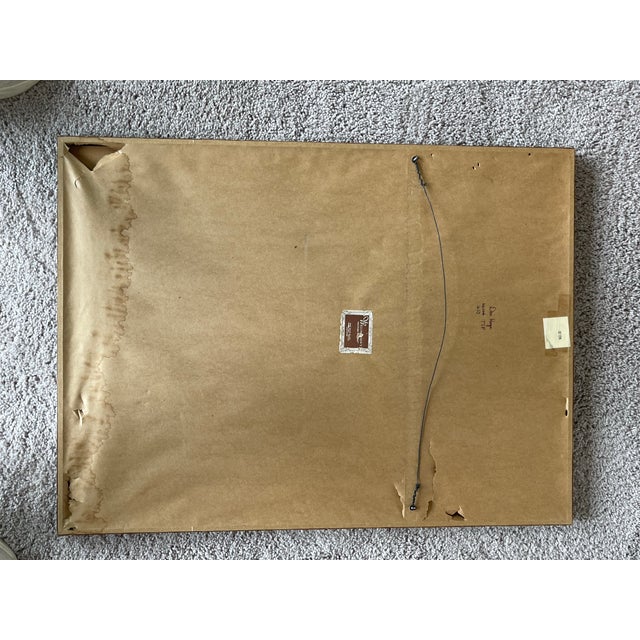 1960s Signed Hoi Lebadang Floral Lithograph "Epreuve D'artiste" Artist Proof For Sale - Image 10 of 12