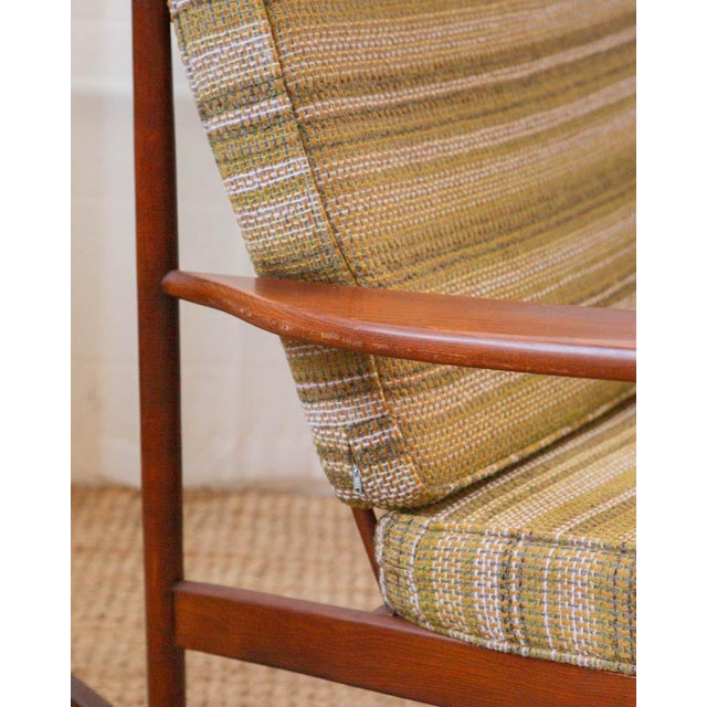 1960s Danish Modern Rocking Chair in the Style of Edmund Spence For Sale - Image 11 of 14
