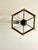 Glass Brass Lantern Pendant Light with Glass, 1970 For Sale - Image 7 of 9