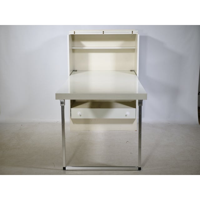 Postmodern Wooden Highboard Cabinet with Fold-Out Desk from Interlübke, 1970s-1980s For Sale - Image 16 of 18