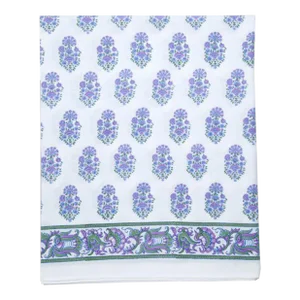 Riya Queen Lavender/Blue Fitted Sheet