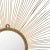 Inspired by vintage French sunburst mirrors of the 1950s,marries a old-fashioned rope-braided round mirror frame with...
