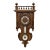 Black Forest Wall Clock With Barometer & Thermometer For Sale