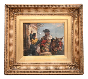 Thomas Kent Pelham, Spanish Villagers, 1870, Oil on Canvas