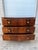 Burnt Umber French Art Deco 1930's Solid Walnut Commode / Chest of Drawers For Sale - Image 8 of 12