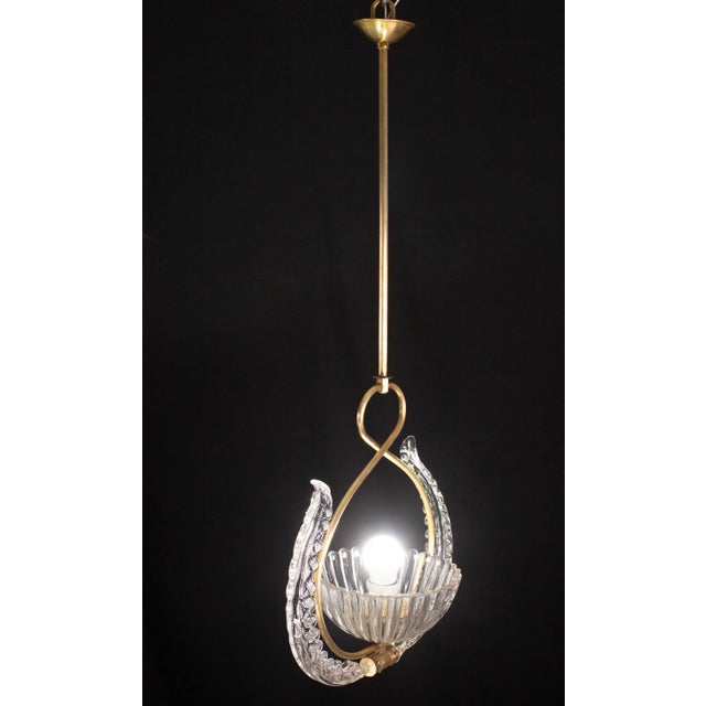 1940s Art Decò Barovier and Toso Chandelier, 1940s For Sale - Image 12 of 13