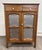 This is a stunning antique rustic French Provincial pie safe or jelly cupboard cabinet with punched tin panels. Features...