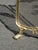 Vintage French Provincial Ribbons Love Birds Gold Brass Fireplace Screen #1 For Sale - Image 13 of 15