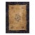 1920s Camel Floral Vase Modern Antique Chinese Art Deco Wool Rug 8'10" X 11'6" For Sale